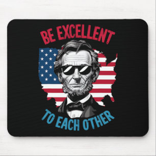 Seien Sie hervorragend zu den anderen US-Kartenfla Mousepad