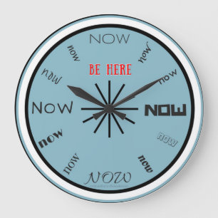 Seien Sie hier jetzt Uhr