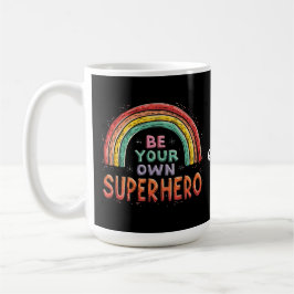 Seien Sie Ihr eigener Superheld mit Inspiration un Kaffeetasse