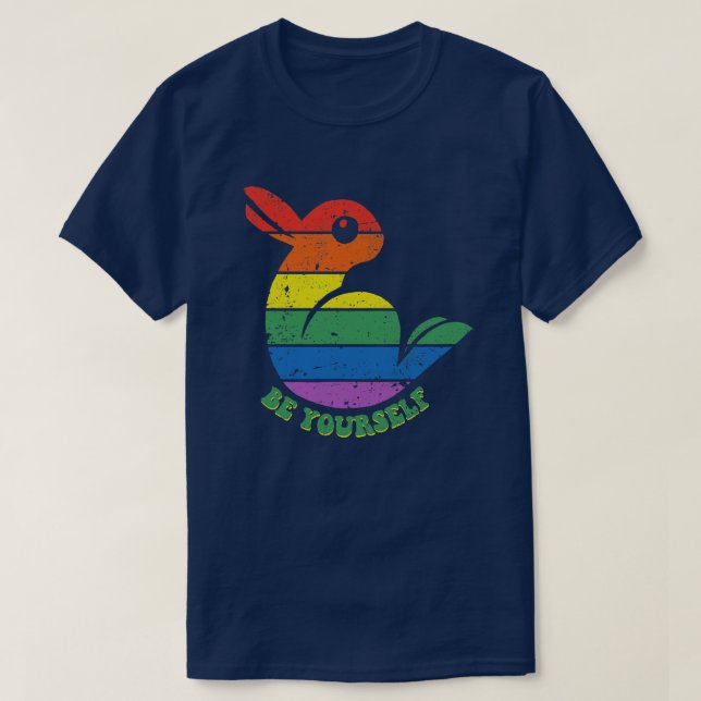 Seien Sie Ihr Kaninchen T-Shirt (Design vorne)