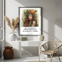 Seien Sie Ihr Motivierend Zitatposter