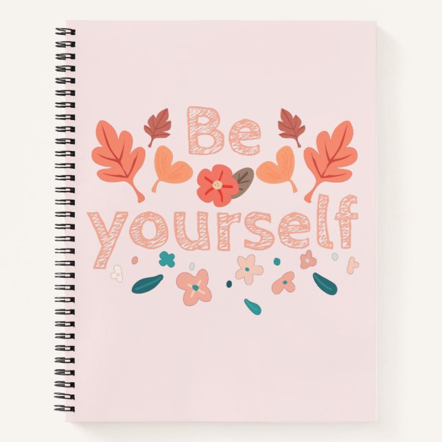 Seien Sie Ihr selbst SpiralNotebook Notizbuch (Vorderseite)