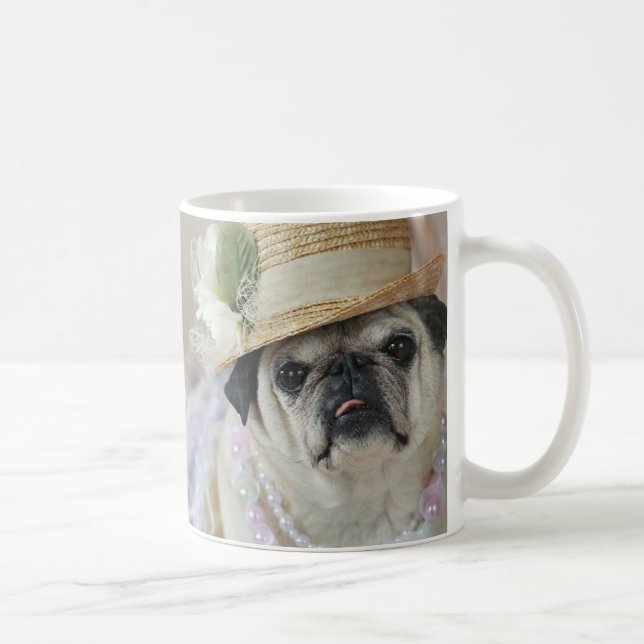 Seien Sie Ihre eigene Art der schönen Mops-Tasse Kaffeetasse (Rechts)