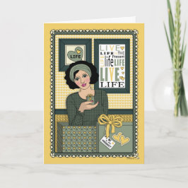 Seien Sie im anwesenden_C_Greeting Karte