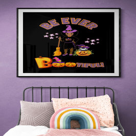 Seien Sie immer bootisch Halloween Poster