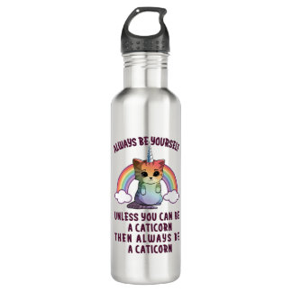 Seien Sie immer Caticorn Girls Frauen Katze Unicor Edelstahlflasche