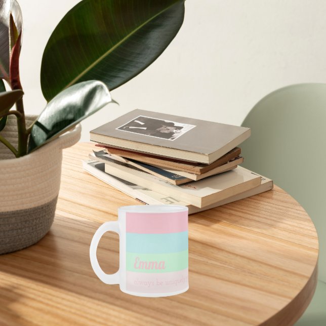 Seien Sie immer einzigartig Sie inspirierend Motiv Mattglastasse (Von Creator hochgeladen)