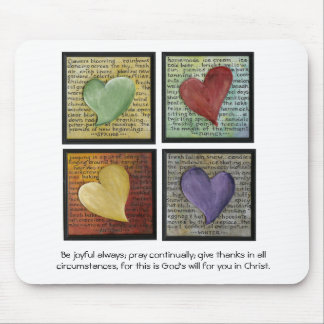 Seien Sie immer froh Mousepad