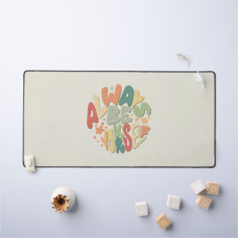 Seien Sie immer Ihr selbst - Herbst Inspiration Schreibtischunterlage