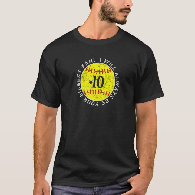 Seien Sie immer Ihre größte Fan-Lieblings-Player-S T-Shirt (Vorderseite)