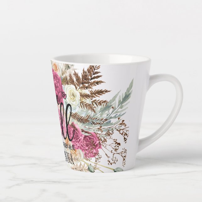 Seien Sie immer noch trendige Wasserfarben Pampas  Milchtasse (Rechts)