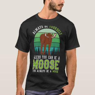 Seien Sie immer selbst Moose Antler Scandinavia T-Shirt