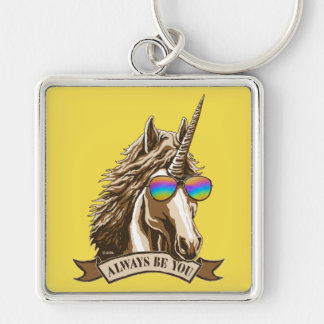 Seien Sie immer Sie Schlüsselanhänger