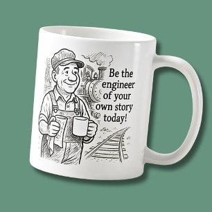 Seien Sie Ingenieur Ihres eigenen Story Steam Trai Kaffeetasse