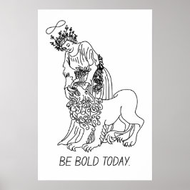 Seien Sie kalt heute - Motivierend Poster