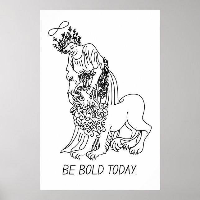 Seien Sie kalt heute - Motivierend Poster (Vorne)