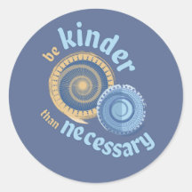 Seien Sie kinder als notwendig, klassische Rundkle
