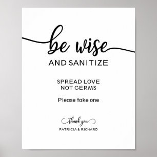 Seien Sie klug und entschärfen Sie Liebe, die nich Poster