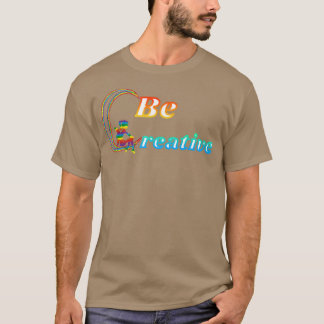 Seien Sie kreativ Regenbogenfairy T-Shirt