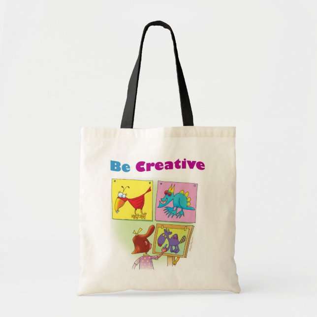 Seien Sie kreative Taschen-Tasche Tragetasche (Vorne)