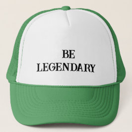 Seien Sie legendäre Cap Truckerkappe