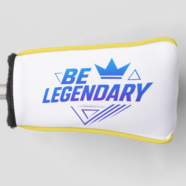 Seien Sie Legendary Golf Head Cover - Premium Moti Golf Headcover (Vorderseite)