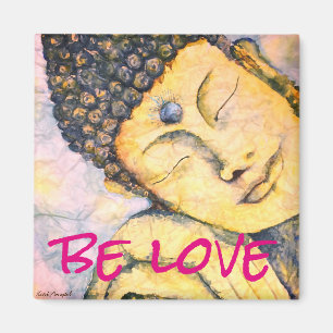 Seien Sie Liebezen-Buddhawatercolor-Kunst-Magnet Magnet