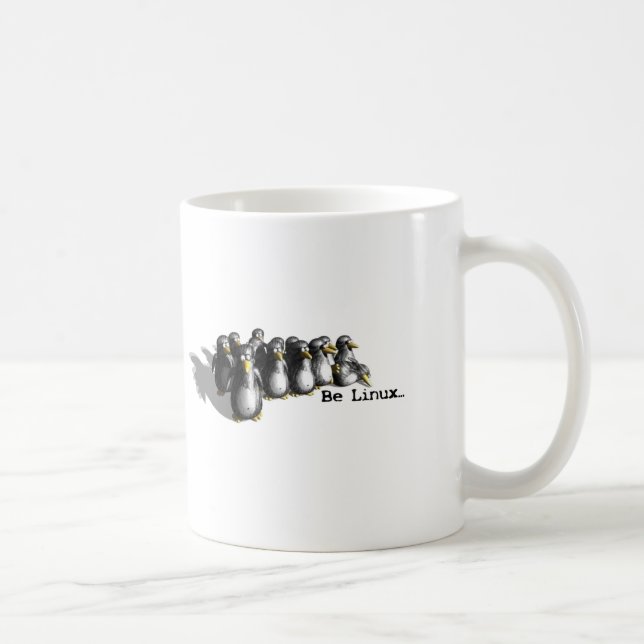 Seien Sie Linux Kaffeetasse (Rechts)