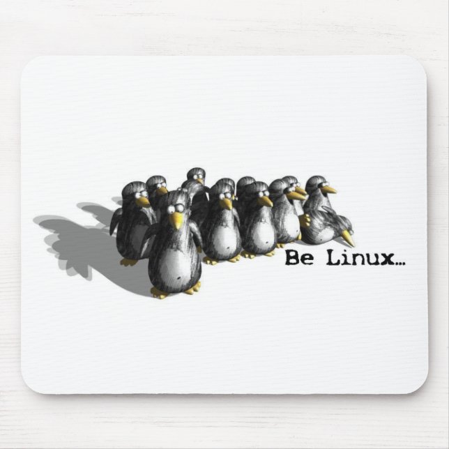 Seien Sie Linux Mousepad (Vorne)