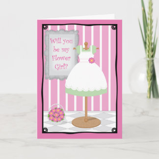 Seien Sie mein Blumen-Mädchen-wunderliches Einladung