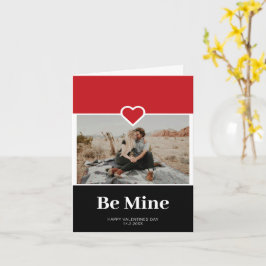 Seien Sie mein individuelles Foto Valentine's Day  Karte