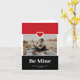 Seien Sie mein individuelles Foto Valentine's Day  Karte