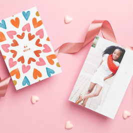 Seien Sie mein Retro Herz Klasse Valentine Einladung