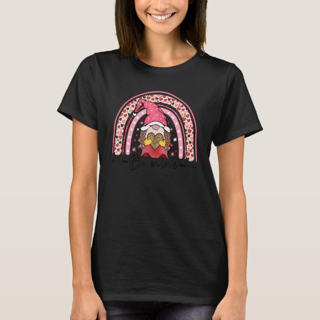 Seien Sie mein Schild Regenbogen Leopard Forever H T-Shirt (Vorderseite)