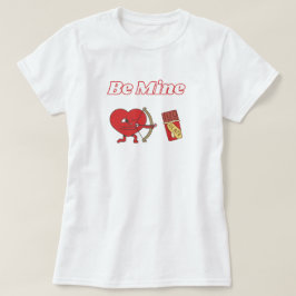 Seien Sie mein Schokoladenliebhaber Herz T-Shirt