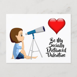 Seien Sie mein sozial differenziertes Valentin Postkarte