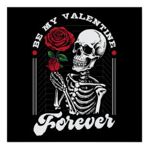 Seien Sie mein Valentine für immer Poster