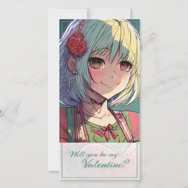 Seien Sie mein Valentine im Manga Style 33420 (Vorderseite)