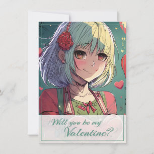 Seien Sie mein Valentine im Manga Style 33420