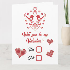 Seien Sie mein Valentine, Sie mürzen meine Niedlic Karte