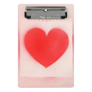 Seien Sie mein Valentiner Herz Mini Klemmbrett