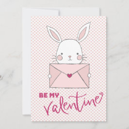 Seien Sie mein Valentinisches Weißes Kaninchen, ro