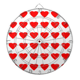 Seien Sie mein Valentinsgruß-Herzen 36Red Transp Dartscheibe