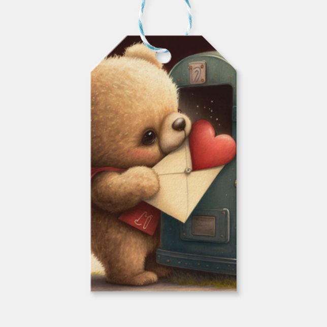 Seien Sie mein Valentinstag Geschenkanhänger (Vorderseite)
