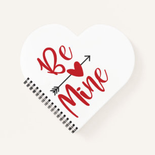 Seien Sie meine Arrow durch die Heart Valentine's Notizbuch