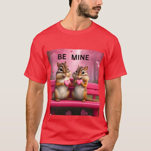 Seien Sie meine Chipmunks und Süßwarenherzen T-Shirt (Vorderseite)
