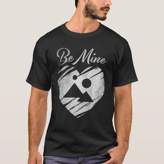 Seien Sie meine dezentrale MANN Münze Valentine Kr T-Shirt (Vorderseite)