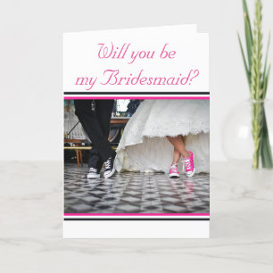 Seien Sie meine Einladung an Bridesmaid