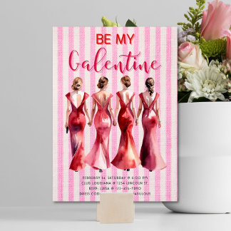 Seien Sie meine Galentine-Einladung, ich schicke r Einladung