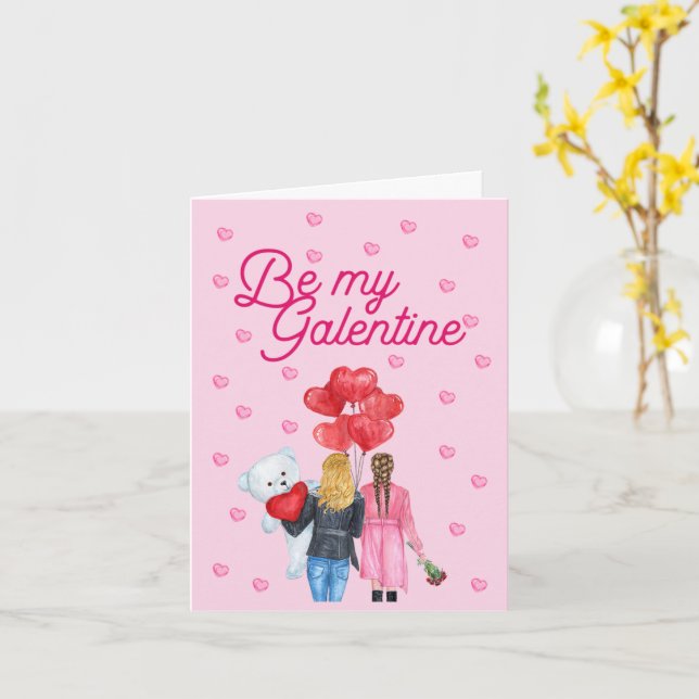Seien Sie meine Galentiner Tageskarte Karte (Gelbe Blume)